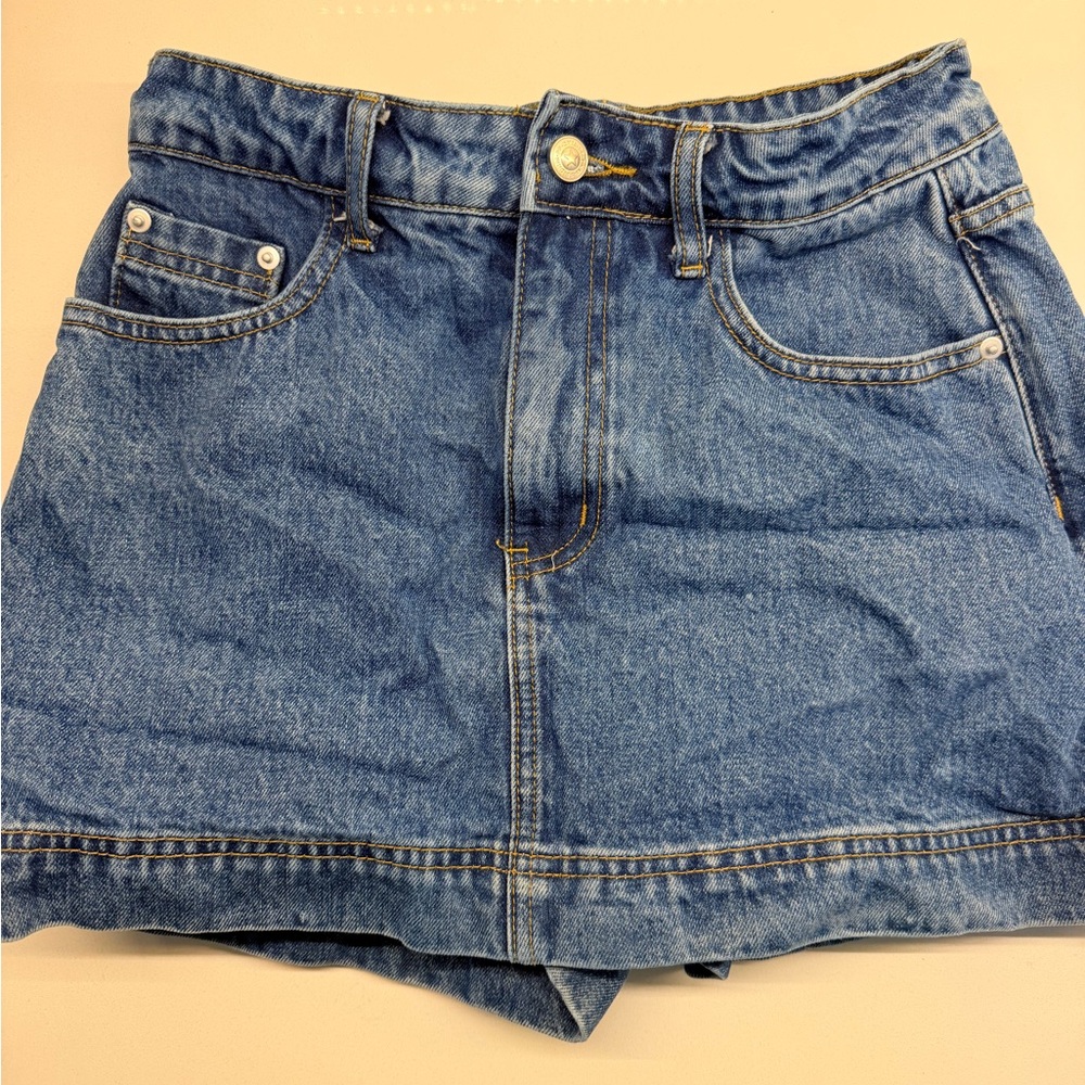 Princess Polly Blue Denim Mini Skirt - Picture 4 of 7